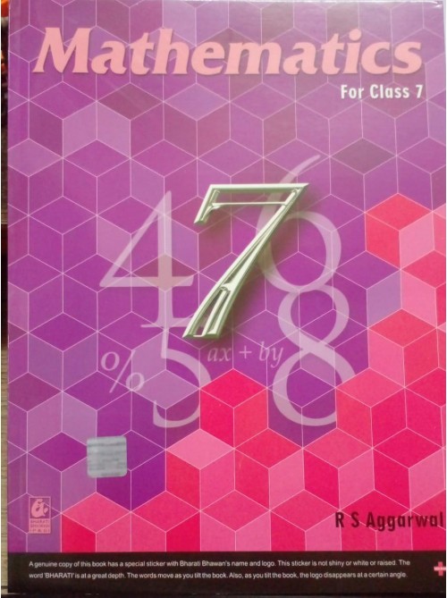 Mathematics for Class 7 at Ashirwad Publication